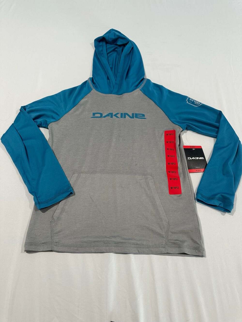 Dakine 2-Piece Long Sleeve Hooded Rash Guard and Swim Shorts Set Boys M 10/12
